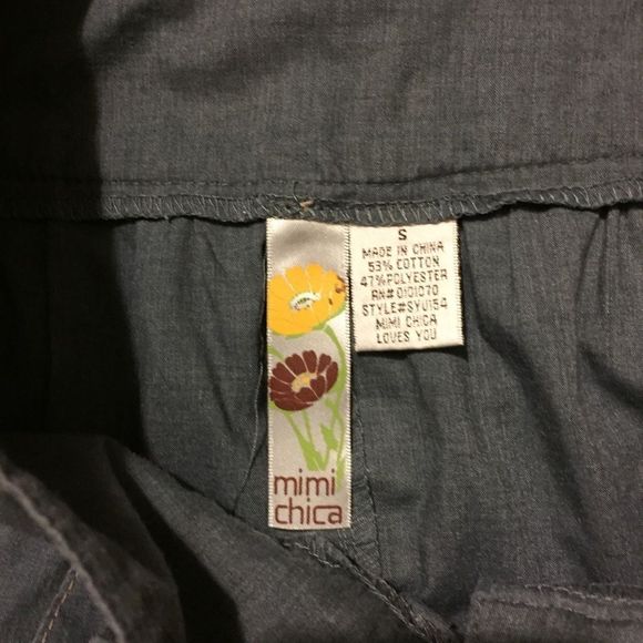 Faux Denim Skirt - Picture 7 of 7